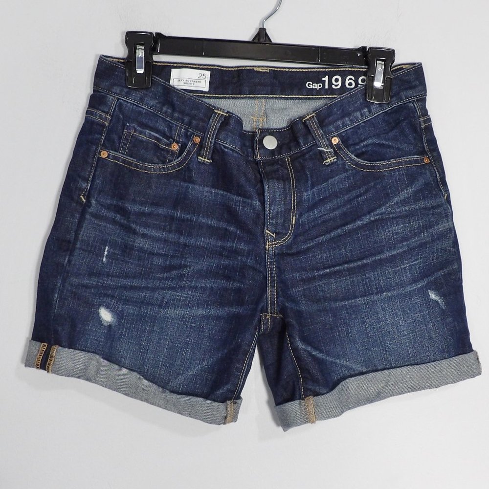 Gap 1969 Sexy Boyfriend Denim Shorts Size 25